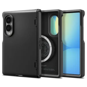 Калъф Spigen Slim Armor Pro, съвместим с Magsafe за Samsung Z Fold 8, черен