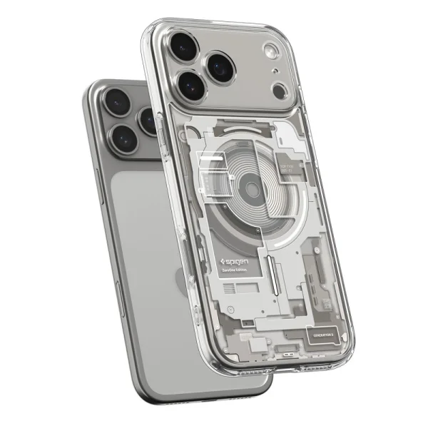 Калъф Spigen Ultra Hybrid, съвместим с Magsafe за Iphone 18 Pro, сив 3