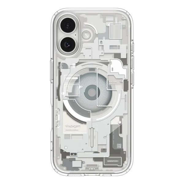 Калъф Spigen Ultra Hybrid, съвместим с Magsafe за Iphone 17, сив 2