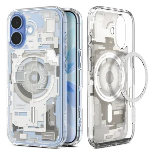Калъф Spigen Ultra Hybrid, съвместим с Magsafe за Iphone 17, сив