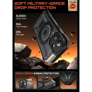 Калъф Supcase Ub Grip, съвместим с Magsafe за Iphone 17, черен 4