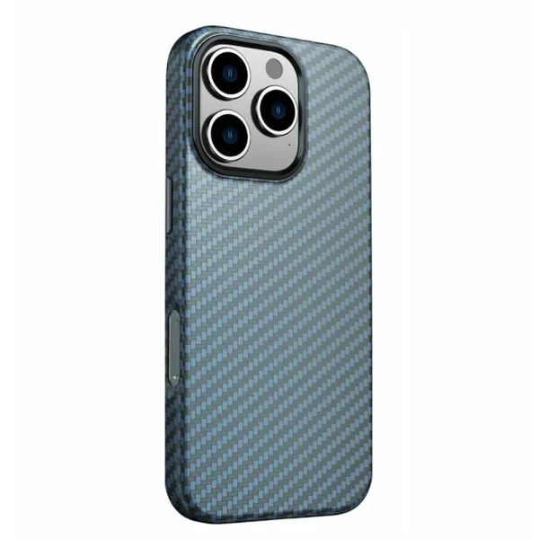Калъф Swissten MagStick Shell, съвместим с Magsafe за Iphone 16 Pro Max, син 2