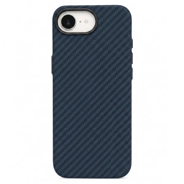 Калъф Swissten MagStick Shell, съвместим с Magsafe за Iphone 16е / 17e, син 2