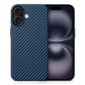 Калъф Swissten MagStick Shell, съвместим с Magsafe за iPhone 17, син
