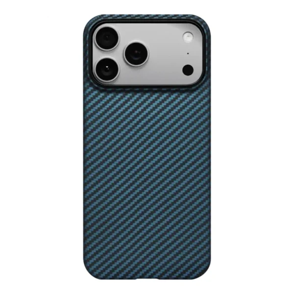 Калъф Swissten MagStick Shell, съвместим с Magsafe за iPhone 18 Pro Max, син 2