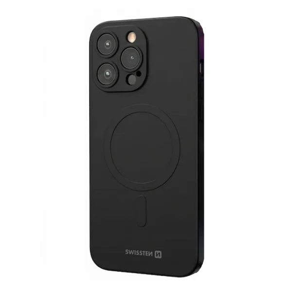 Калъф Swissten MagStick Joy, съвместим с Magsafe за iPhone 16 Pro Max, черен 2