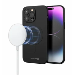 Калъф Swissten MagStick Joy, съвместим с Magsafe за iPhone 16 Pro Max, черен 3