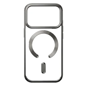Калъф SWISSTEN Clear Jelly MagStick Metallic, съвместим с Magsafe за iPhone 18 Pro, черен 3