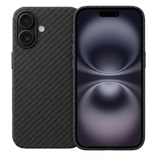 Case Swissten MagStick Shell, compatible with MagSafe for iPhone 16, black 1