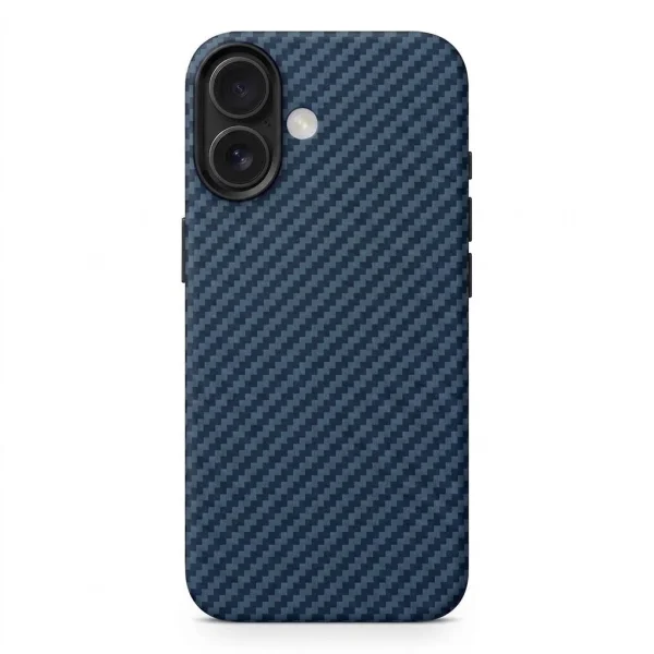 Калъф Swissten MagStick Shell, съвместим с Magsafe за Iphone 16, син 2