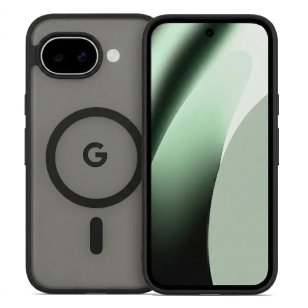 Калъф гръб, съвместим с Magsafe Matte за Google Pixel 10a, черен 1