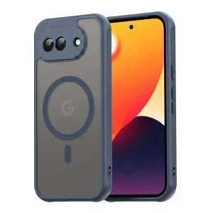 Калъф гръб, съвместим с Magsafe Matte за Google Pixel 10a, тъмно син
