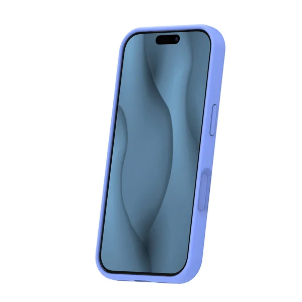 Калъф, съвместим с Magsafe Slim Silicone за iPhone 18 Pro, син 3