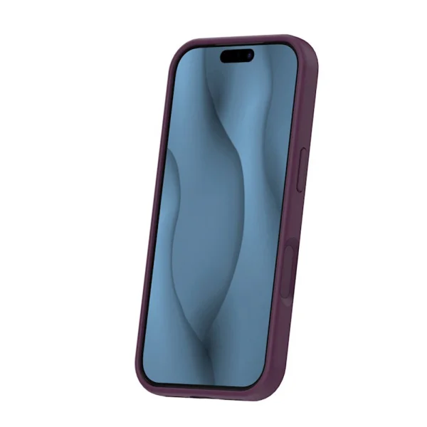 Case compatible with MagSafe Slim Silicone for iPhone 18 Pro Max, dark purple 3
