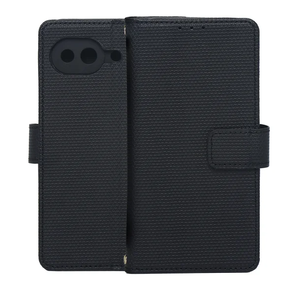 Smart Triangle Case wallet case for Google Pixel 10a, black 1
