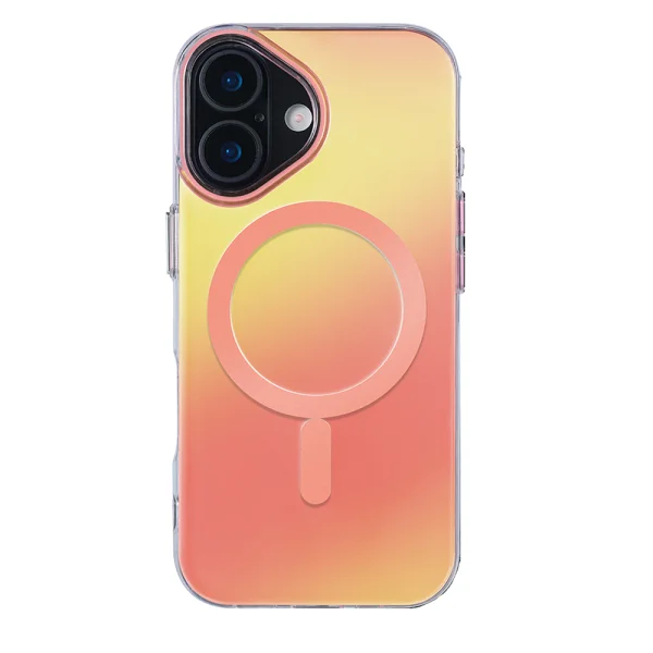 Aurora Case for iPhone 17, yellow-pink 2