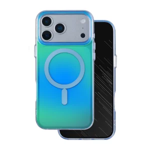 Калъф Aurora за iPhone 18 Pro, син-зелен