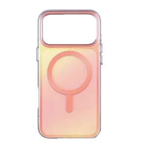 Aurora case for iPhone 18 Pro Max, yellow-pink 3