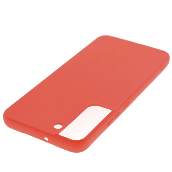 Силиконов калъф Matte за Samsung Galaxy S22 Plus, Червен 4