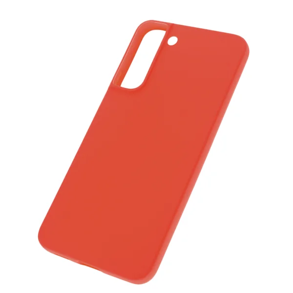 Силиконов калъф Matte за Samsung Galaxy S22 Plus, Червен 2