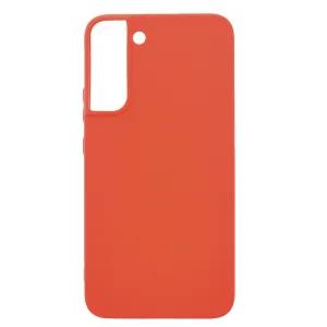 Силиконов калъф Matte за Samsung Galaxy S22 Plus, Червен