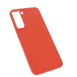 Силиконов калъф Matte за Samsung Galaxy S22 Plus, Червен 5