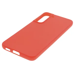 Силиконов калъф Matte за Samsung Galaxy S22 Plus, Червен 3