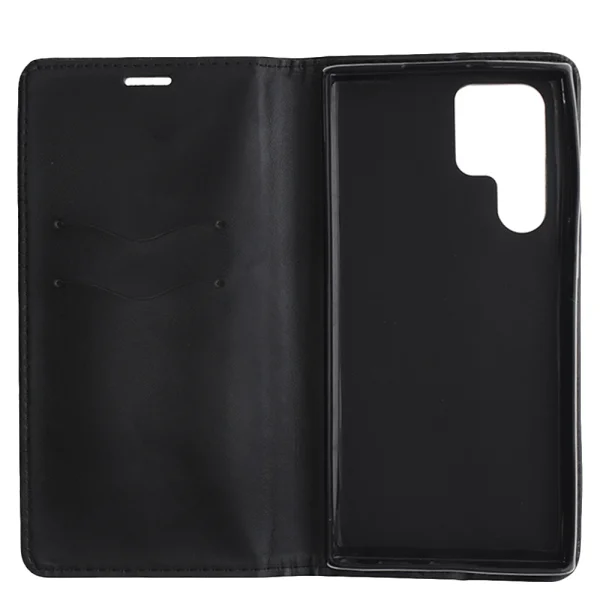 Калъф Тефтер Magnet Book Case за Samsung Galaxy S22 Ultra, Черен 5
