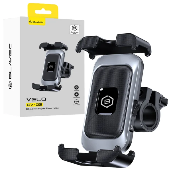 Поставка за велосипед Blavec BV-02 Velo to handlebar (BV02-HSB), сребърен-черен 1