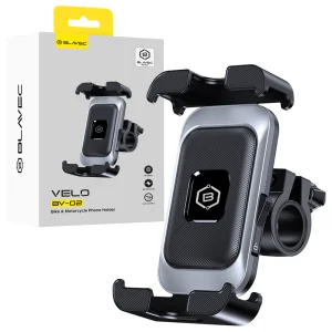 Поставка за велосипед Blavec BV-02 Velo to handlebar (BV02-HSB), сребърен-черен