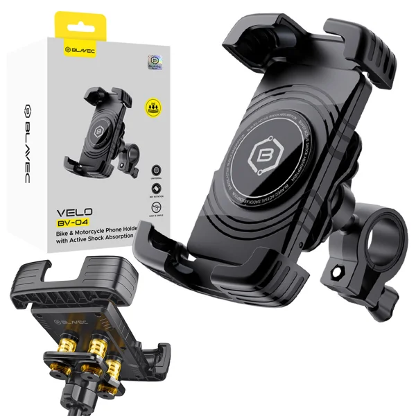 Стойка за мотоциклет/велосипед Blavec BV-04 Velo to handlebar (BV04-SAHB), черен 1