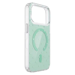 Kалъф Bubble Dots, съвместим с Magsafe за iPhone 18 Pro, зелен 4