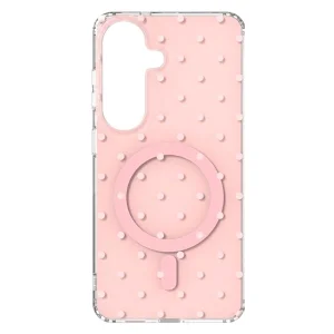 Bubble Dots Case, compatible with MagSafe for Samsung Galaxy S26, pink 3