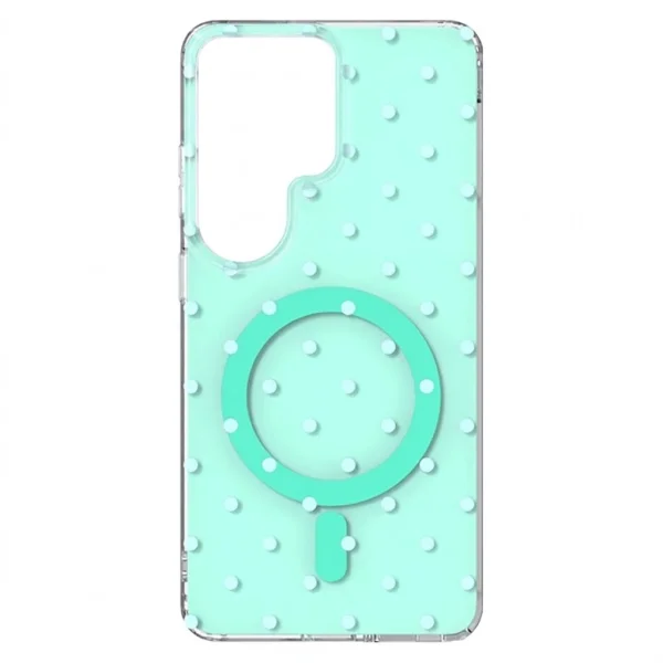 Kалъф Bubble Dots, съвместим с Magsafe за Samsung Galaxy S26 Ultra, зелен 3
