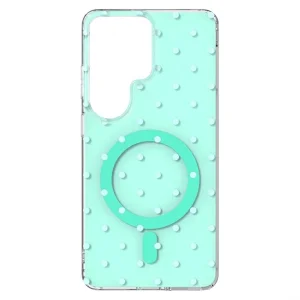 Kалъф Bubble Dots, съвместим с Magsafe за Samsung Galaxy S26 Ultra, зелен 3