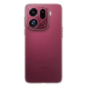 Калъф Techsuit Clear Silicone за Oppo Find X9 Pro, прозрачен