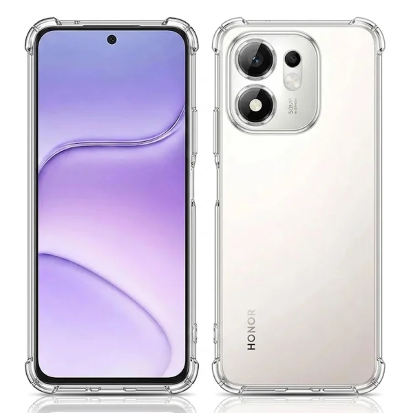 Techsuit Shockproof Clear Silicone Case for Honor 600 Smart, transparent 2