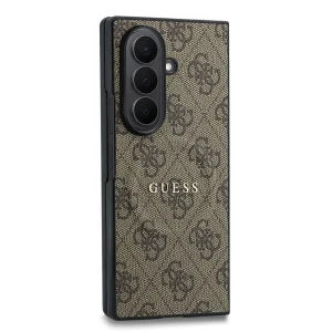 Калъф Guess PU Leather 4G Magnetic Case, съвместим с Magsafe за Samsung Galaxy Z Fold 8 Ultra, кафяв 5