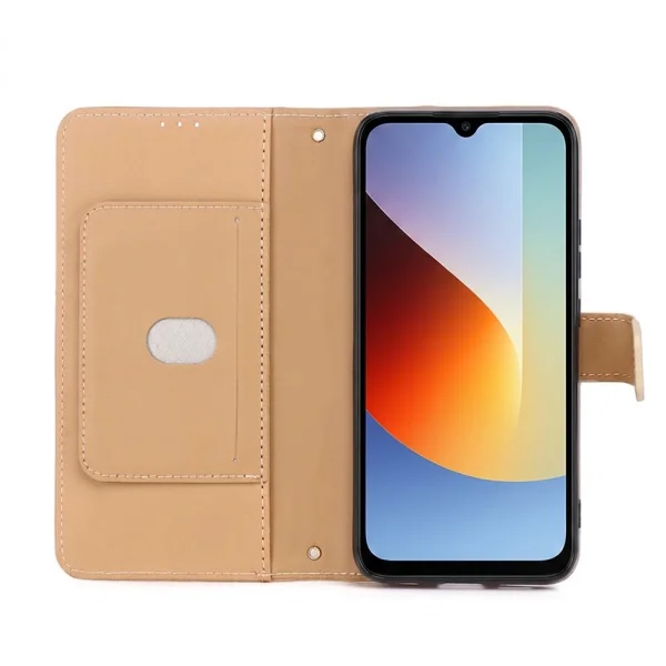 Калъф тефтер Smart Triangle Case за Xiaomi Redmi A7 Pro, кафяв 2