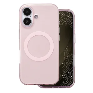 Калъф Tecto Shield Mistiq, съвместим с Magsafe за iPhone 16, розов