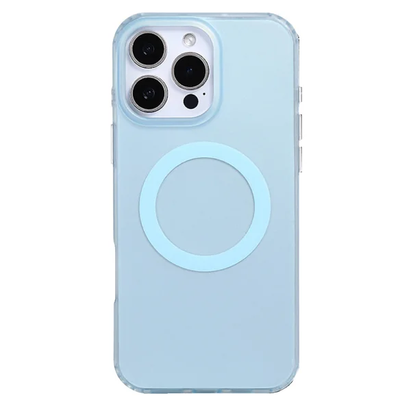 Калъф Tecto Shield Mistiq, съвместим с Magsafe за iPhone 16 Pro Max, син 2