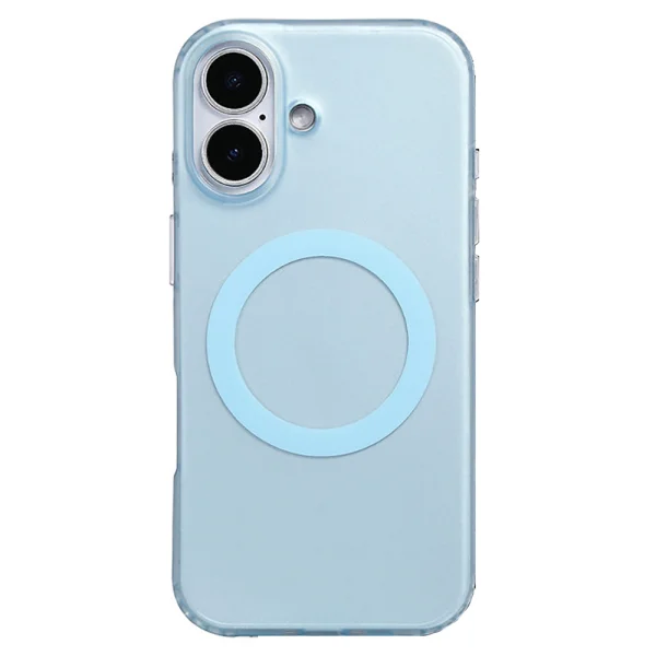 Case Tecto Shield Mistiq, compatible with MagSafe for iPhone 17, blue 2