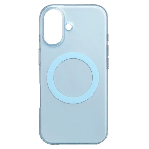 Case Tecto Shield Mistiq, compatible with MagSafe for iPhone 17, blue 3