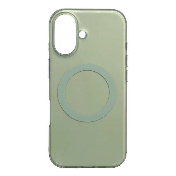 Tecto Shield Mistiq Case, MagSafe compatible for iPhone 17, green 3