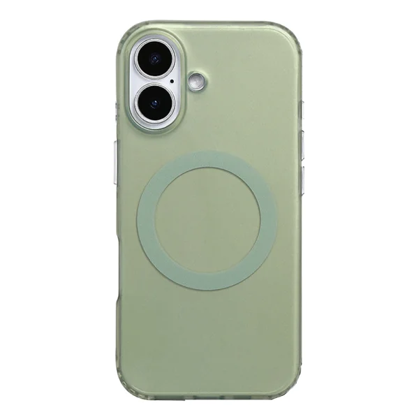 Tecto Shield Mistiq Case, MagSafe compatible for iPhone 17, green 2