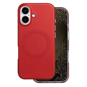 Калъф Tecto Shield Mistiq, съвместим с Magsafe за iPhone 17, червен
