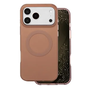 Калъф Tecto Shield Mistiq, съвместим с Magsafe за iPhone 18 Pro, кафяв