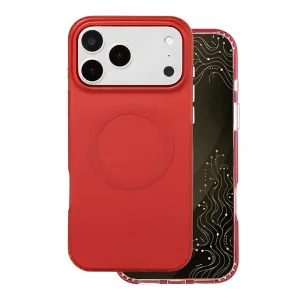 Калъф Tecto Shield Mistiq, съвместим с Magsafe за iPhone 18 Pro, червен