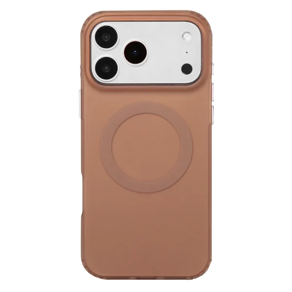 Калъф Tecto Shield Mistiq, съвместим с Magsafe за iPhone 18 Pro Max, кафяв 2