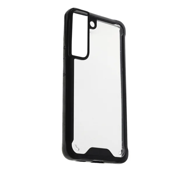 Силиконов Калъф Tel Protect Acrylic за Samsung Galaxy S22 Plus, Черен 2
